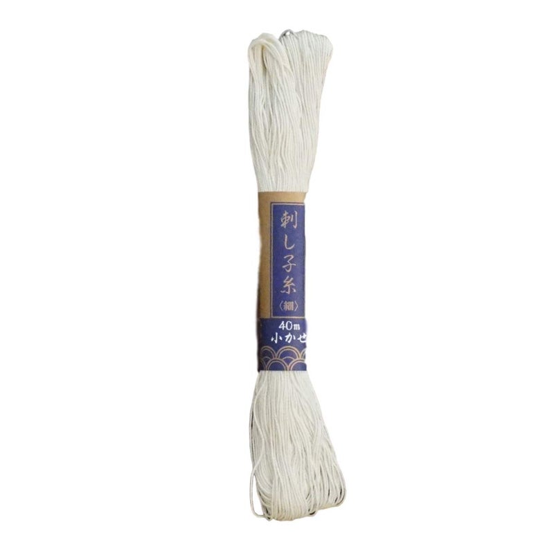 Daruma Yokota Daruma Sashiko Thread 5 Skein Essential Color Set (Thin Sashiko Thread - Hoso) - Image 3